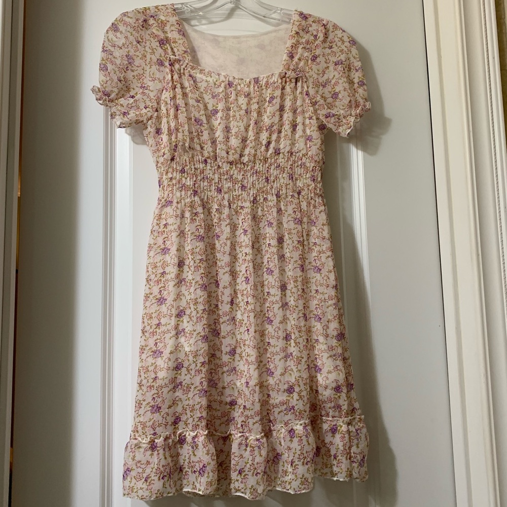 vintage floral dress